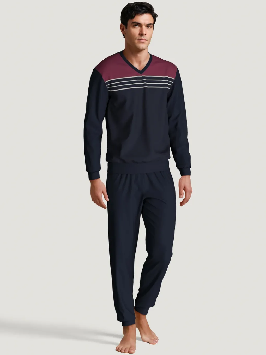 Bündchen-Pyjama