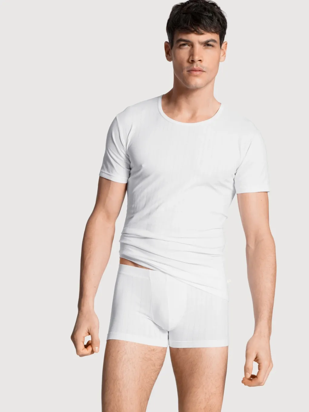 Boxer Brief mit überzogenem Bund