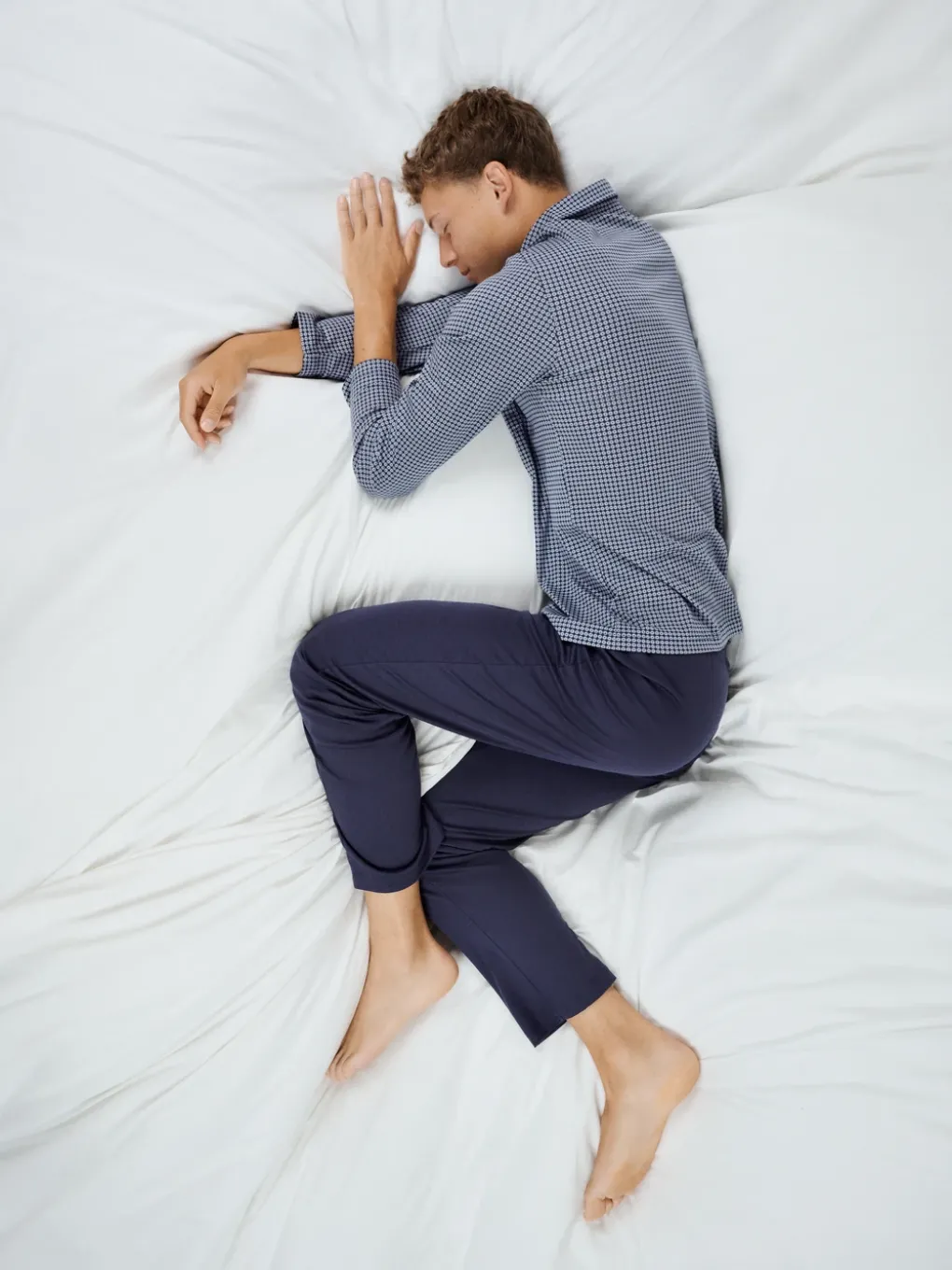 Durchgeknöpfter Pyjama
