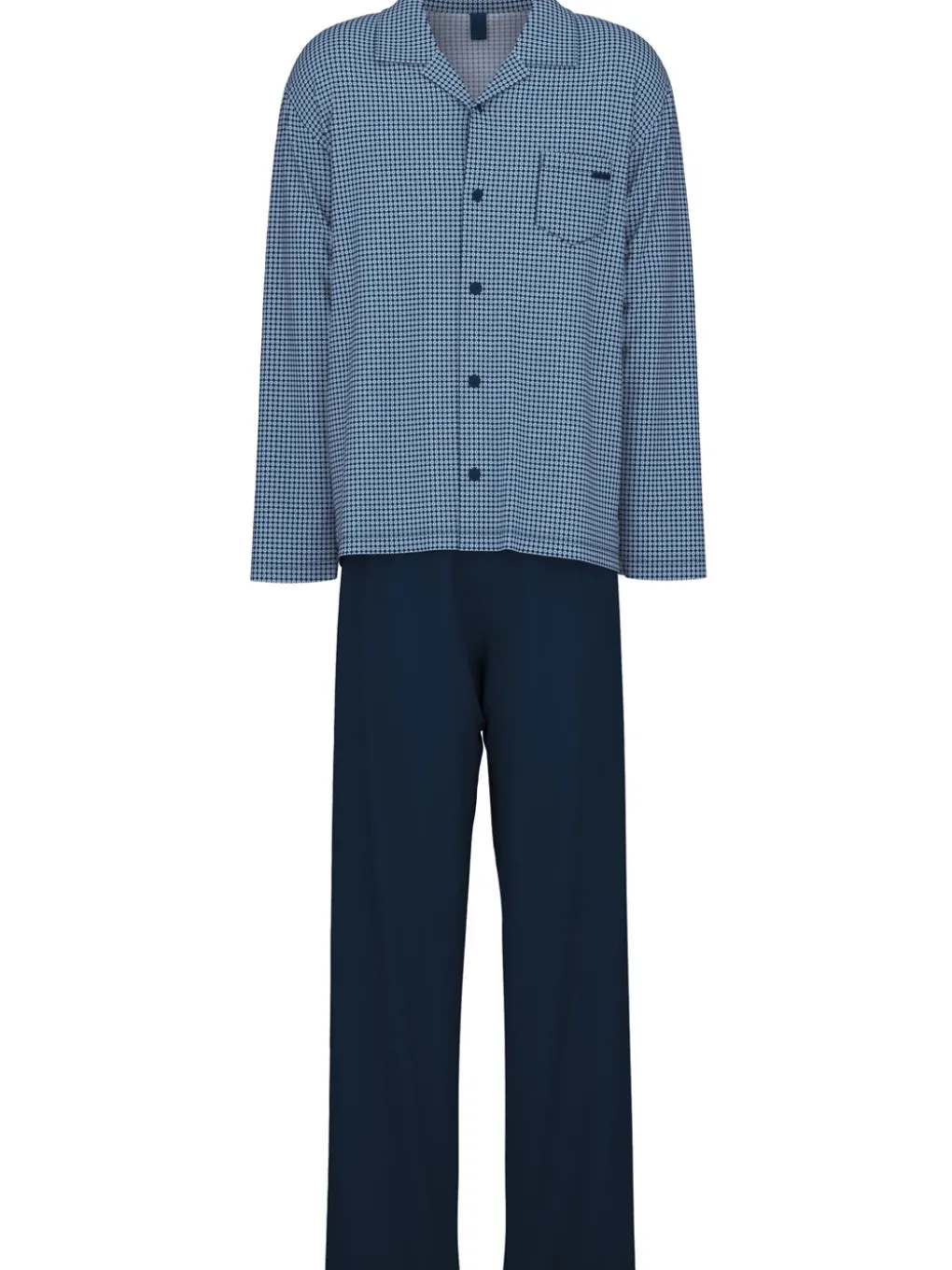 Durchgeknöpfter Pyjama