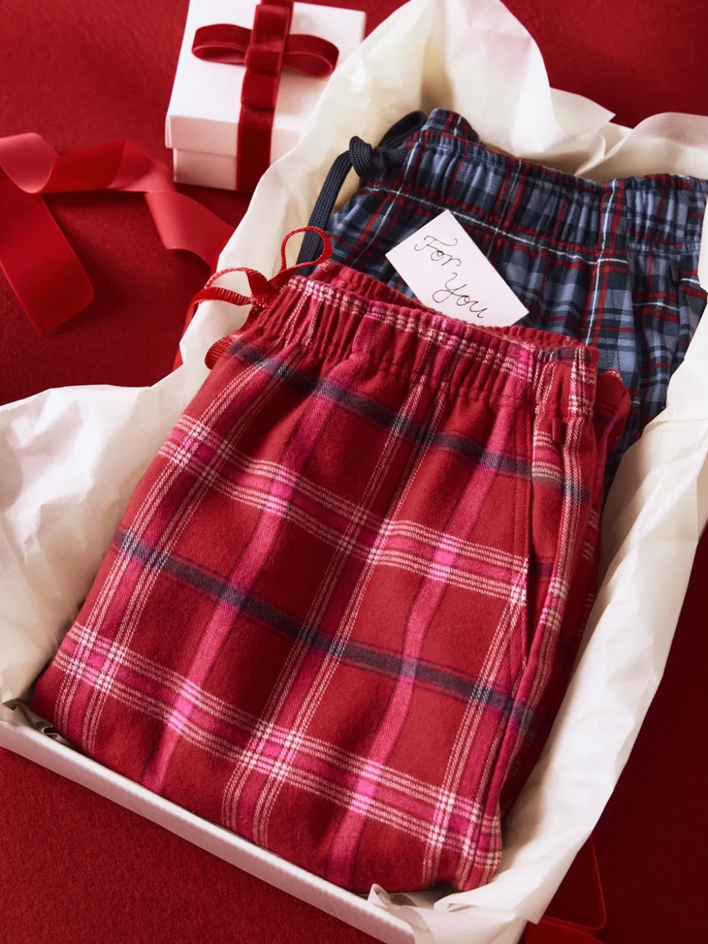 Flanellhose mit Seitentaschen