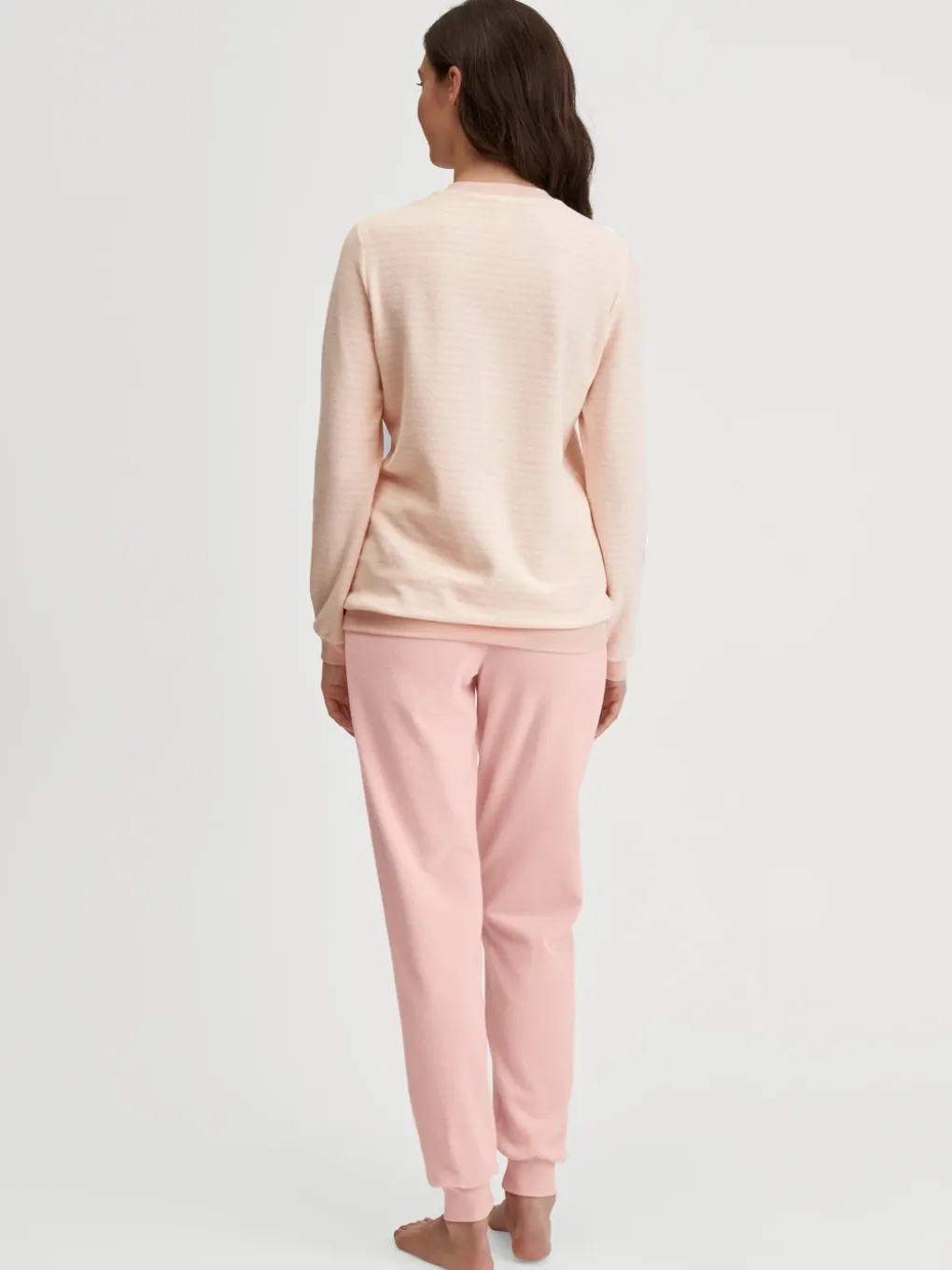 Frottee Bündchen-Pyjama