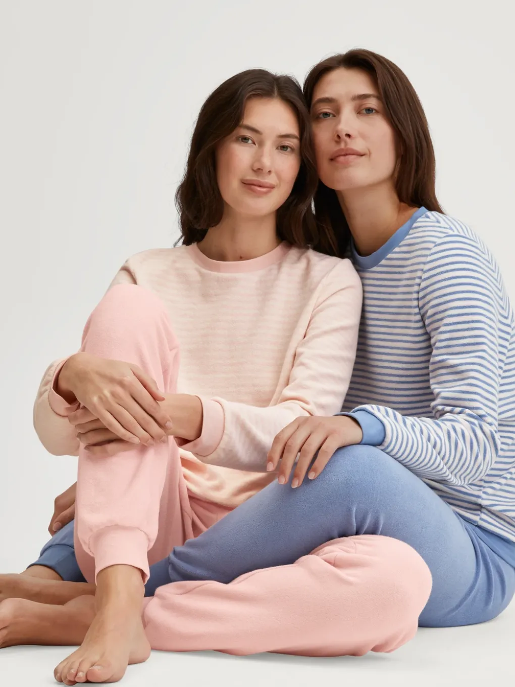 Frottee Bündchen-Pyjama