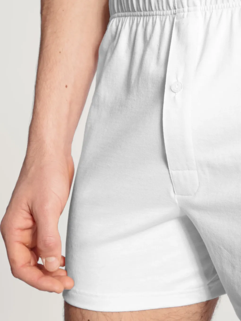 Jersey-Boxershorts mit Eingriff