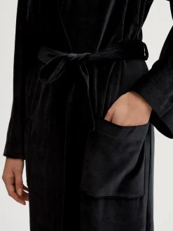 Kimono aus Velours, Länge 125 cm