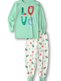 Kinder Bündchen-Pyjama