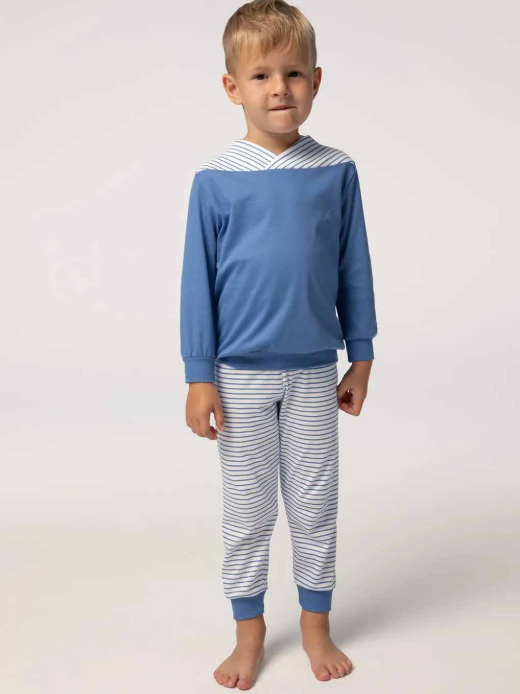 Kinder Bündchen-Pyjama