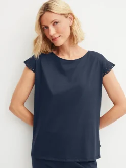 Kurzarm-Shirt mit Flügelärmeln