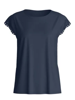 Kurzarm-Shirt mit Flügelärmeln