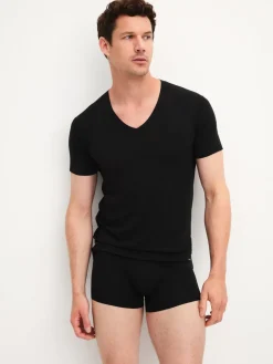 Kurzarm-Shirt, V-Neck