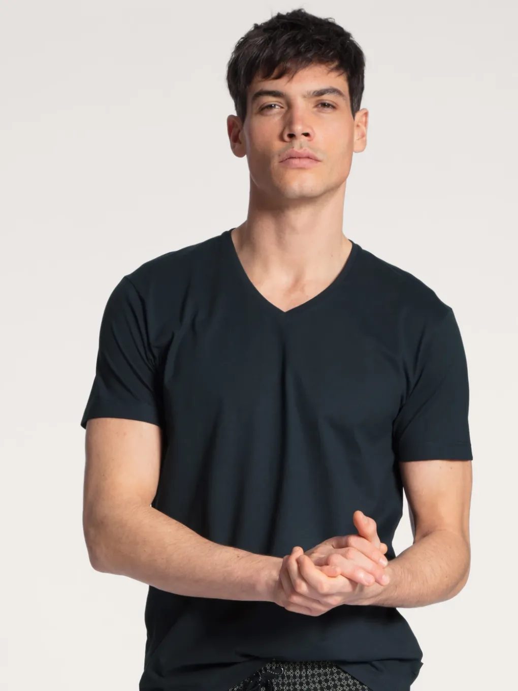 Kurzarm-Shirt, V-Neck