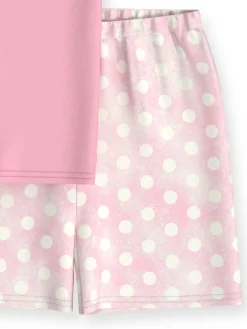 Kurz-Pyjama aus reiner Bio-Baumwolle