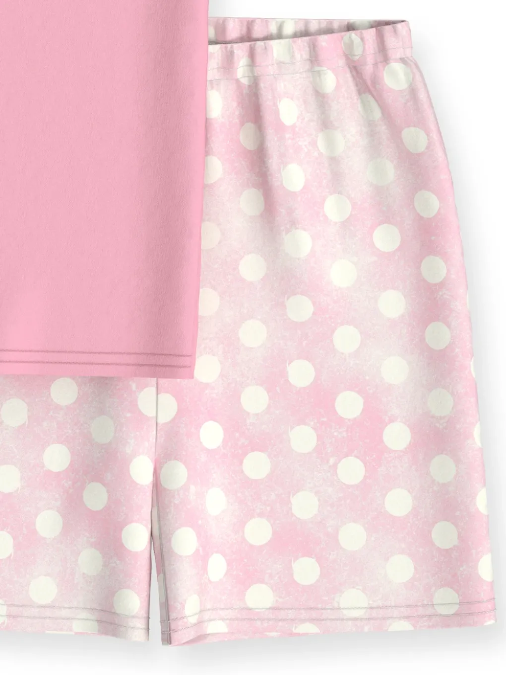 Kurz-Pyjama aus reiner Bio-Baumwolle