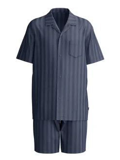 Kurz-Pyjama mit Knöpfen