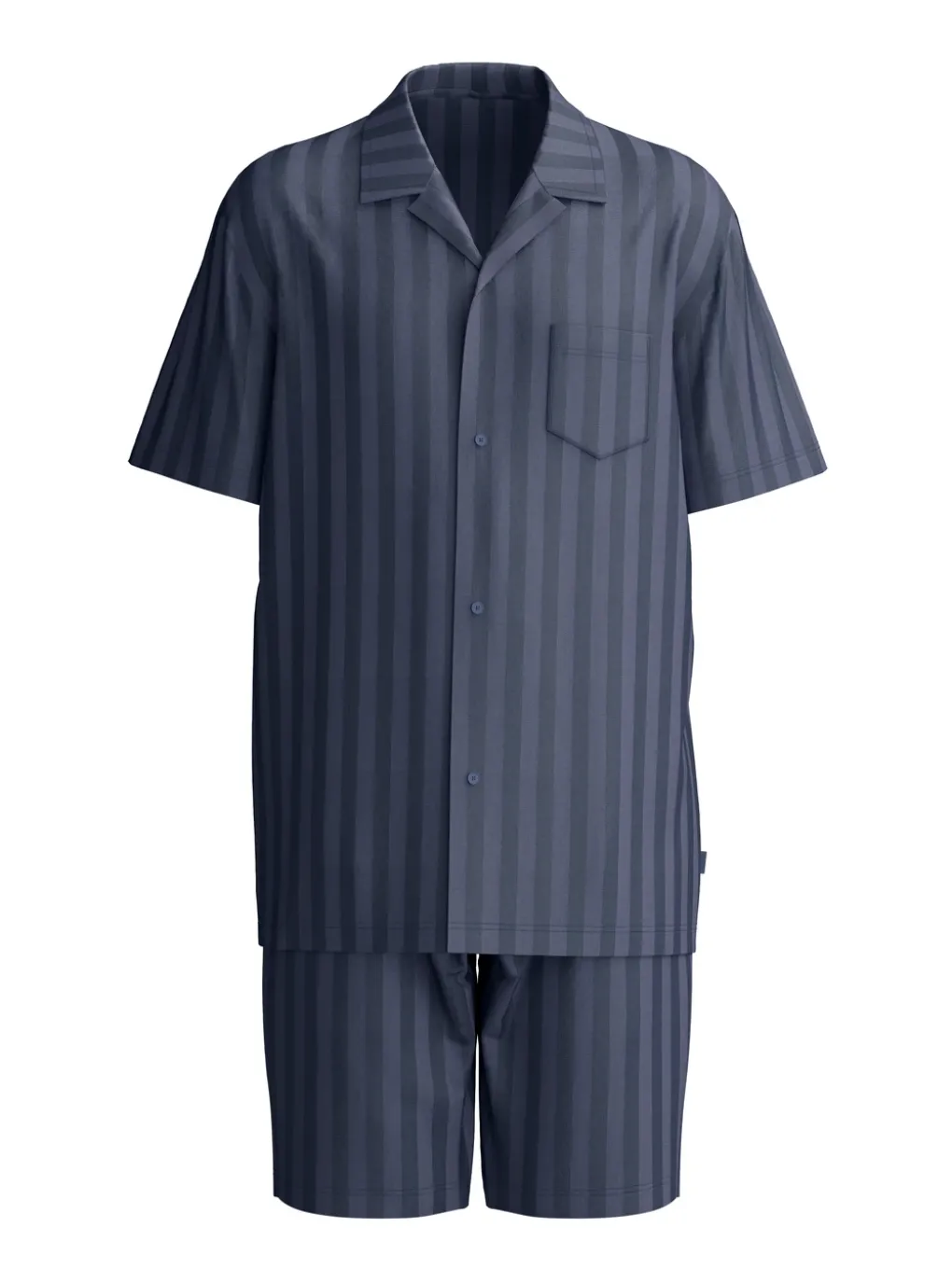 Kurz-Pyjama mit Knöpfen