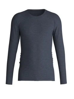 Langarm-Shirt aus Wolle und Seide
