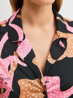 Langarm-Shirt mit Knöpfen