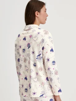 Langarm-Shirt mit Knöpfen