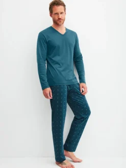 Langarm-Shirt mit V-Ausschnitt