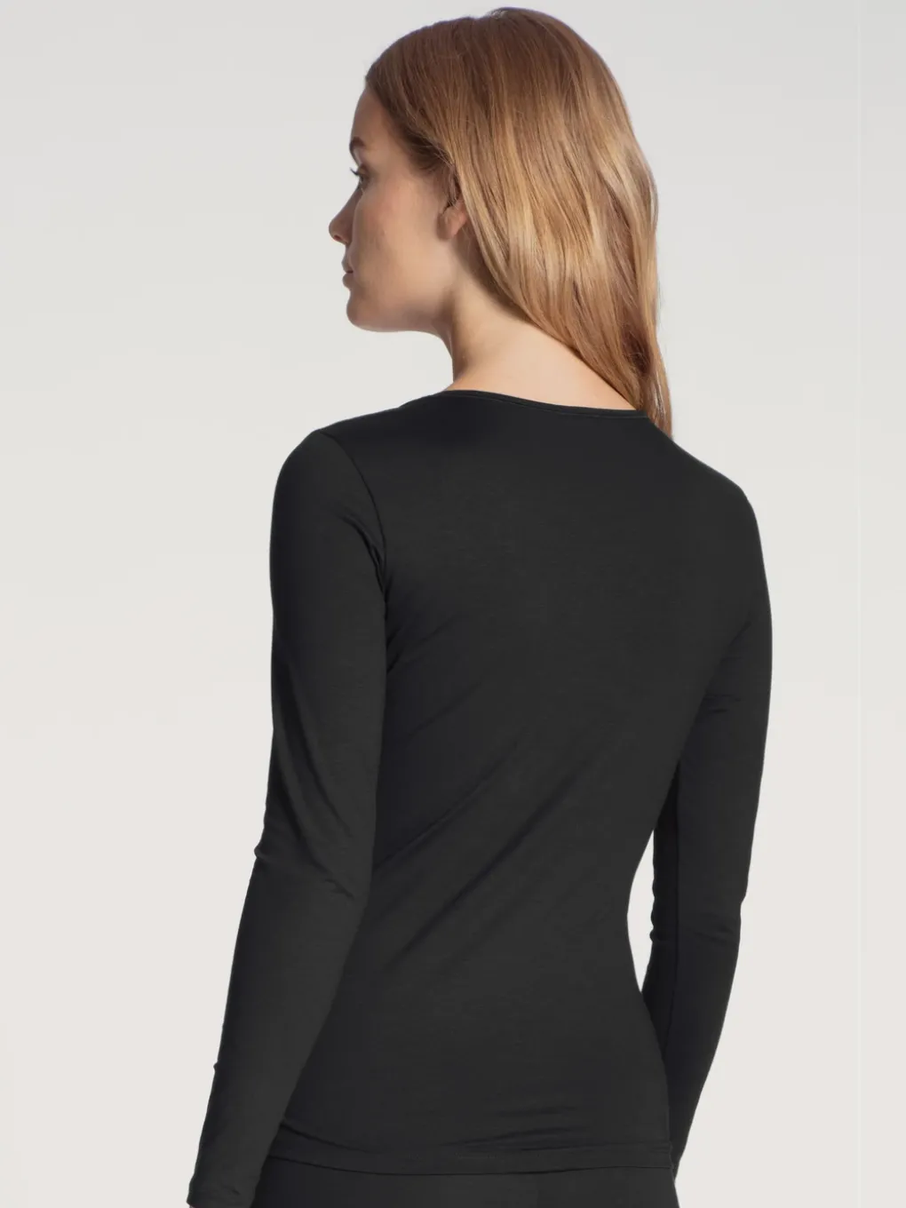 Langarm-Shirt, Rundhals