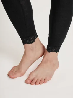 Leggings aus Wolle-Seide