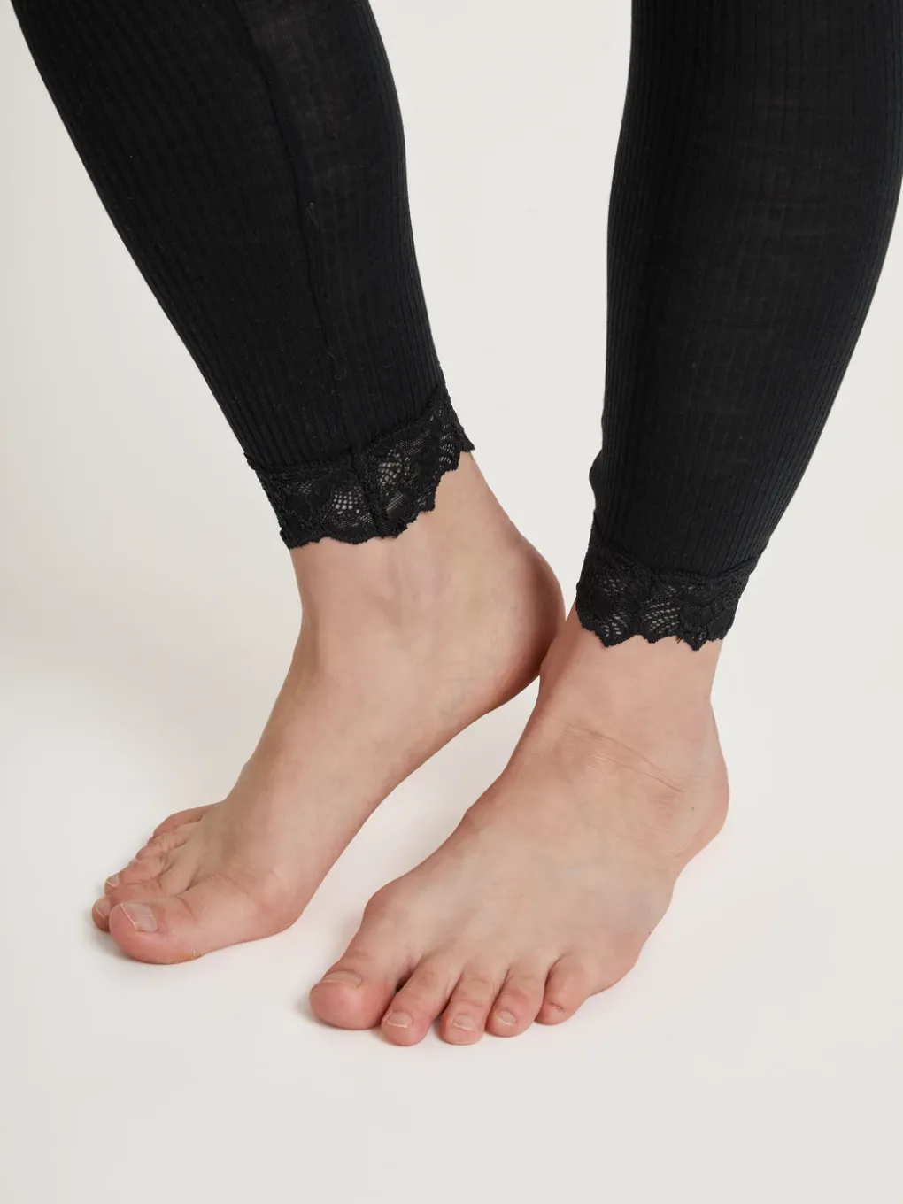 Leggings aus Wolle-Seide