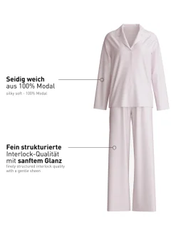 Pyjama aus TENCEL™ mit Knöpfen