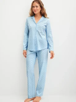 Pyjama, durchgeknöpft