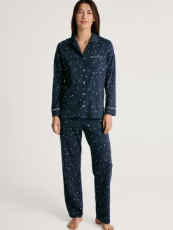 Pyjama, durchgeknöpft