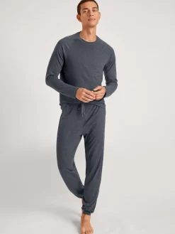 Pyjamahose mit Bündchen