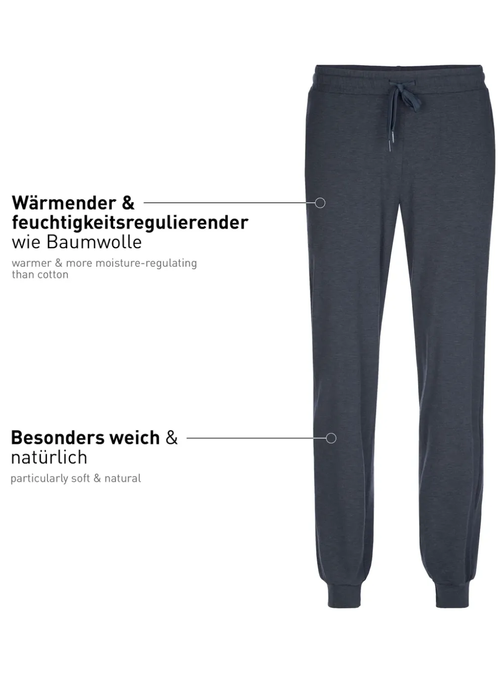 Pyjamahose mit Bündchen