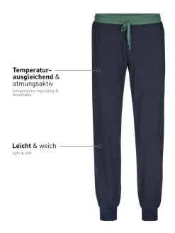 Pyjamahose mit Bündchen