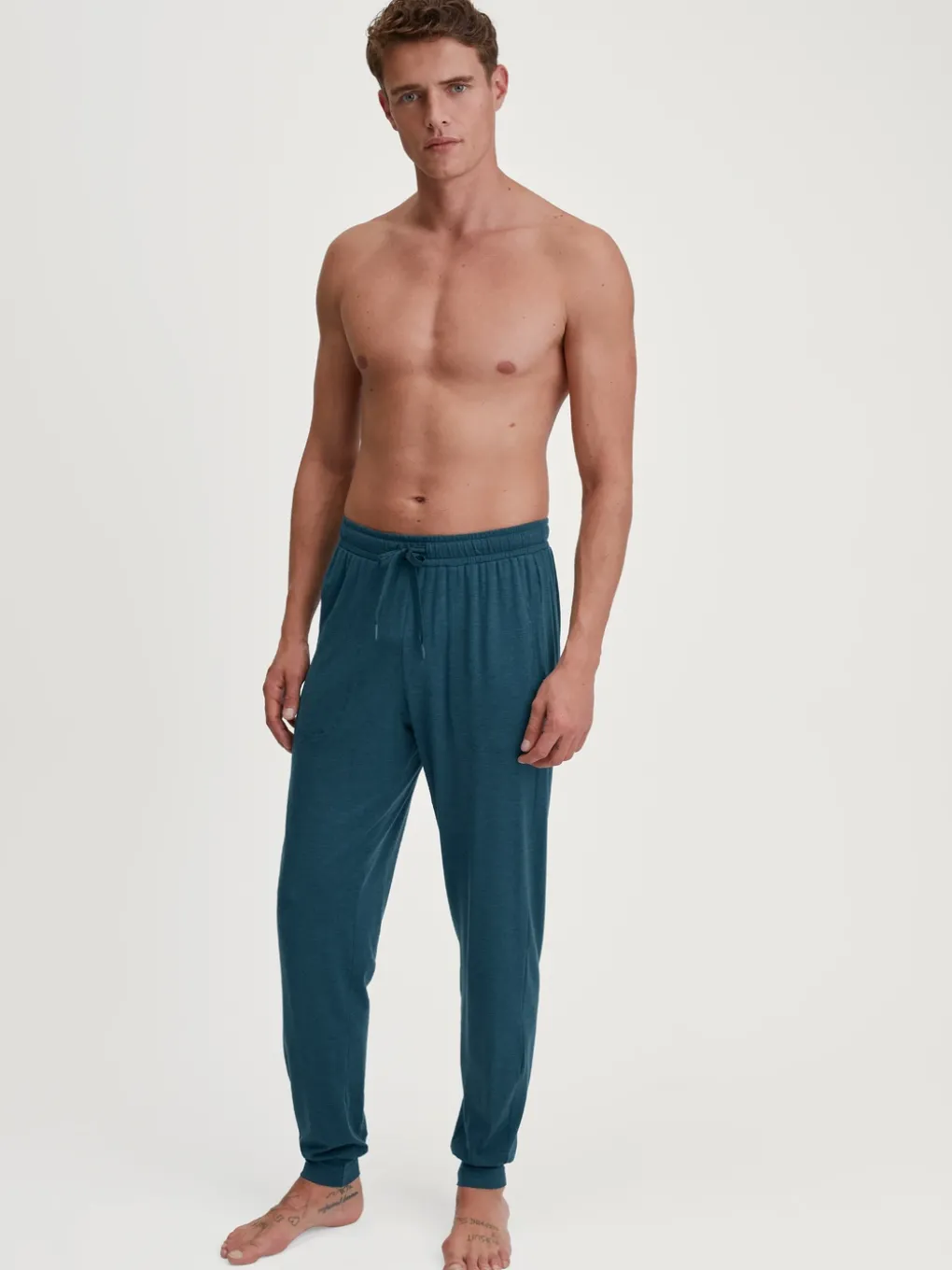 Pyjamahose mit Bündchen