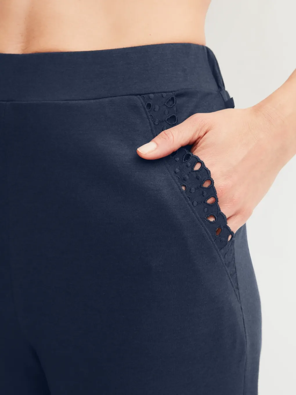 Pyjamahose mit Bündchen
