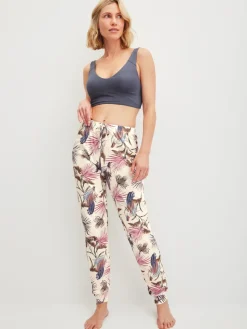 Pyjamahose mit Bündchen