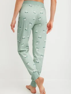 Pyjamahose mit Bündchen