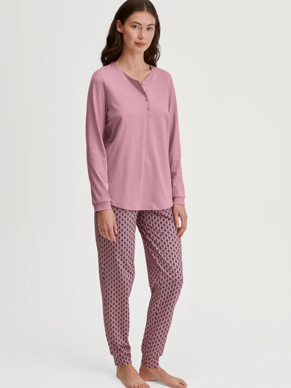 Pyjamahose mit Bündchen