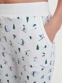 Pyjamahose mit Bündchen