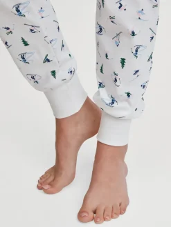 Pyjamahose mit Bündchen