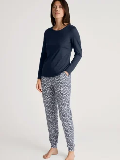 Pyjamahose mit Bündchen