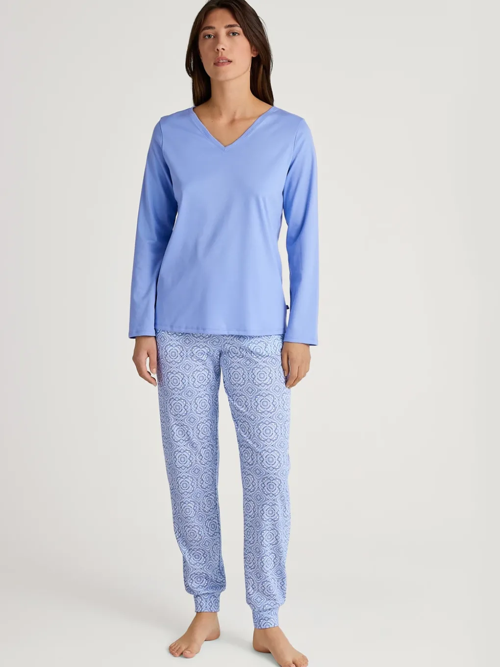 Pyjamahose mit Bündchen