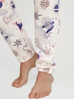 Pyjamahose mit Bündchen