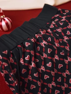 Pyjamahose mit Bündchen und Seitentaschen