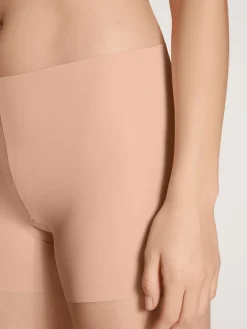 Radlerhose mit saumlosem Beinabschnitt