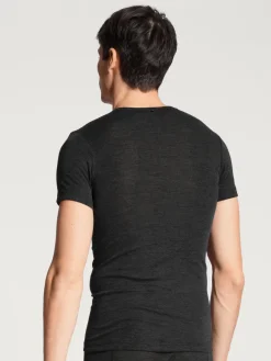 Shirt aus Wolle und Seide