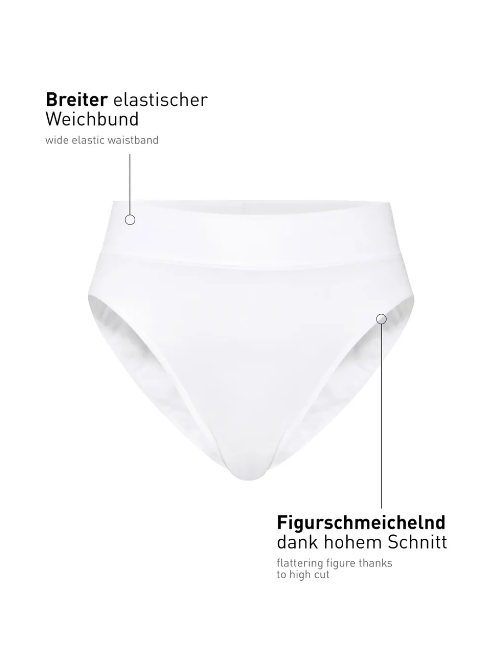 Slip mit Softbund, high waist