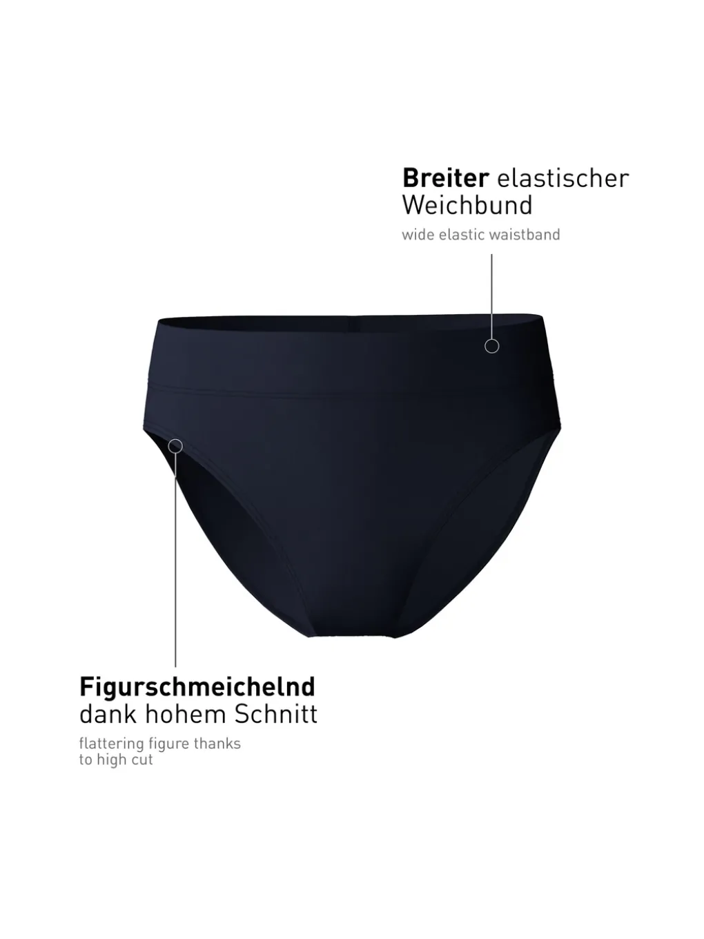 Slip mit Softbund, high waist