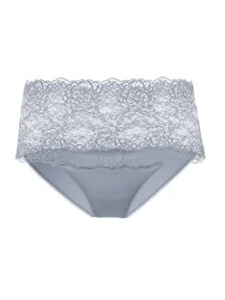 Slip mit Spitzenbund, high waist