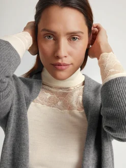 Strickjacke aus Merinowolle