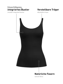 Tank-Top mit Bustier